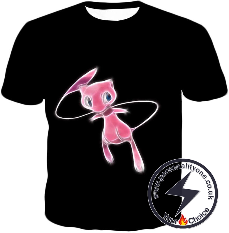 Pokemon Legendary Psychic Pokemon Mew Super Cool Black T-Shirt