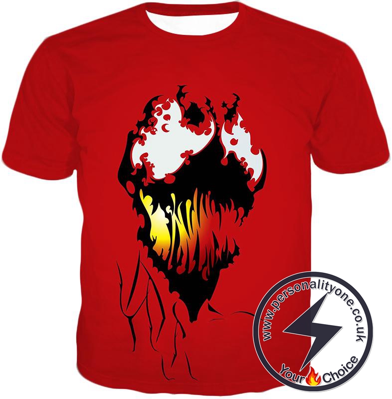 Spiderman Villain Cool Carnage Blood Red T-Shirt