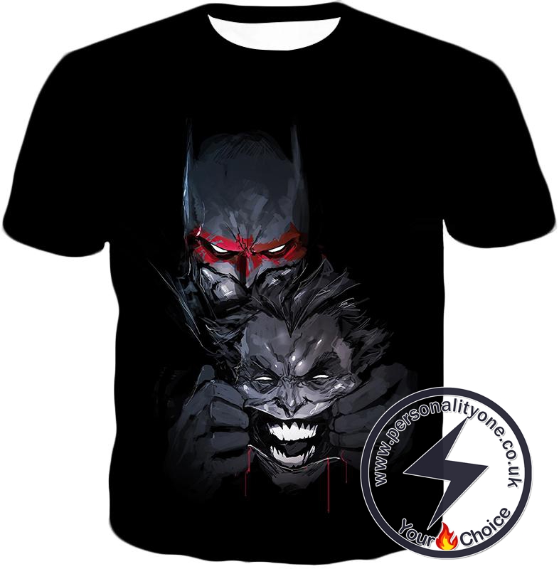 Ultimate Graphic Promo Batman Vs Joker HD Black T-Shirt